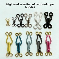 Boutons multi-usages simples en laiton recouverts de tissu pour accessoires vestimentaires, boutons à crochet pour cols de soutiens-gorge et chemises en fourrure