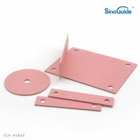 Feuille d'isolation en silicone et fibre de verre haute tension TCP-160F, coussin thermique en silicone TIM, montage de dissipateur thermique MOSFET 3.0W/m.k