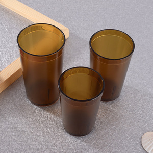 150-450ml PC taza de cerveza transparente Scrub manija de la taza de bebida de té de leche cola de la taza - Product Image 6