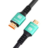 ANNXIN Kabel AV Kecepatan Tinggi 8K UHD 48Gbps Kabel Ekstensi Pria Ke Pria Berlapis Emas untuk Monitor Proyektor TV Grosir