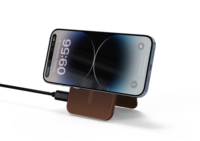 Future Charger Accessoires pour téléphones portables Portefeuille magnétique avec chargeur sans fil Porte-monnaie en cuir Porte-cartes
