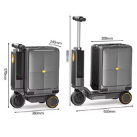 Trottinette Électrique Intelligente pour Voyage d'Affaires, Valise Motorisée Légère en Aluminium, Vente en Gros de Haute Qualité