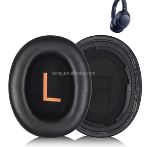 Coussinets d'oreille de remplacement pour QCY H3/H3 Lite/<span class=keywords><strong>TOZO</strong></span> HT2, en cuir protéiné, mousse à mémoire de forme - Product Image 1