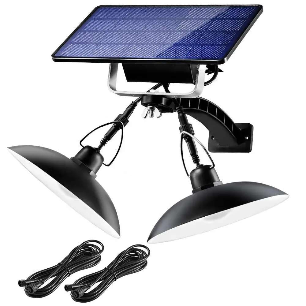 Беспроводной светодиодный потолочный светильник на солнечной батарее с автоматическим включением и выключением, 32 светодиода