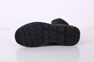 Botas Tácticas TST11 de Gamuza Negra con Cierre Rápido en la Lengüeta, Botas de Combate Ligeras e Impermeables - Product Image 3