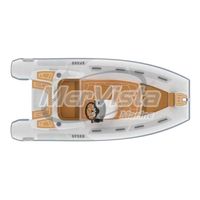 Bateau pneumatique à grande vitesse CE Mer Vista Sport Rib Catamaran 360 Orca Hypalon à coque rigide en aluminium à vendre