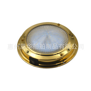 ไฟเพดานสแตนเลสแบบ LED ขนาด 5 นิ้ว 12V DC แสงสีขาวเย็น ติดตั้งบนพื้นผิว พร้อมสวิตช์ควบคุม - Product Image 2