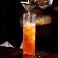 Bar Restaurant Accueil Tasses transparentes Mince Réutilisable Highball Verre Froid Longue Boisson Eau Cocktail Verres