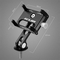 Soporte para Teléfono de Bicicleta con Diseño de Tapa de Manillar, Soporte Impermeable para Teléfono Celular, Soporte Giratorio para Manillar de Bicicleta