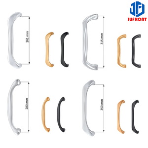 Manija de pared corrediza de vidrio para veranda de jardín de diseño moderno Manija de <span class=keywords><strong>puerta</strong></span> y ventana de <span class=keywords><strong>aluminio</strong></span> para panel de vidrio de 10mm - Product Image 2