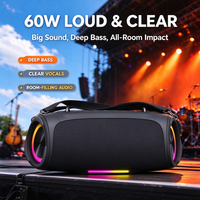 Enceinte de fête 1 Connect 99 RGB avec lumières, étanche IPX7, 12h d'autonomie, basses profondes 60W, idéale pour la plage et les fêtes aquatiques