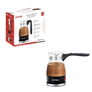 AKANE 600W Cafeteira Elétrica Cafeteira Elétrica com 500ml Capacidade LED Indicador e vidro borosilicato - Product Image 1