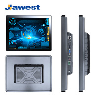 7 pouces Mini ordinateur moniteur industriel fabricant moniteur à écran tactile capacitif IP65 panneau avant de qualité étanche