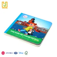 공장 도매 인쇄 하드 커버 어린이 책 판지 책 재활용 하드 카드 어린이 판지 책