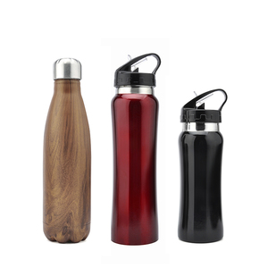 Échantillon gratuit En Forme de Cola 500ml 600ml 750ml Isolé Sous Vide À Double Paroi En Acier Inoxydable Bouteille D'eau - Product Image 1
