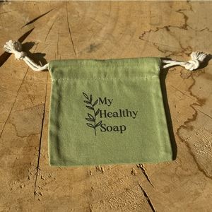 Factory Wholesale Recycle Organic Muslin Organic Cotton Canvas Fabric Drawstring <b>Dust</b> <b>Bag</b> With Custom Logo - Product Image 1