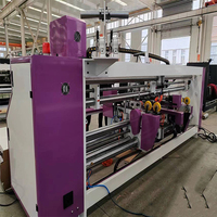 Machine à agrafer les cartons ondulés semi-automatique, agrafeuse de cartons à pièce unique, espacement des agrafes réglable, utilisation facile
