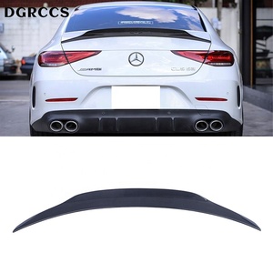 Dgrccs CLS C257 W257สไตล์ PSM คาร์บอนไฟเบอร์ขัดเงาด้านหลังสปอยเลอร์ลำตัวปีก2017-2023 - Product Image 1