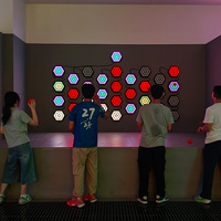 Mur interactif arène lancer cible enfants jeu LED activer jeux pour enfants adultes chambre arène