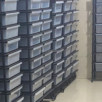 Système de rangement pour reptiles vivants à grande échelle, seau et support d'élevage pour python ball pygmée adulte et gecko