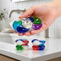 Capsules de lessive OEM grand format, haute qualité, parfum lavande, détergent en capsules pour le lavage