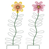 2er-Set Blumentopf-Kletterpflanzen Rostfreie Garantie Fächerförmiges Metall-Gartenspalier für Jasmin-Wachstum