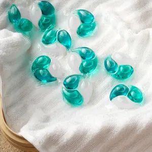 Großhandel OEM/ODM umwelt freundlich 10g 3 In 1 Waschmittel Perlen Kapseln mit 65% Active Matters
