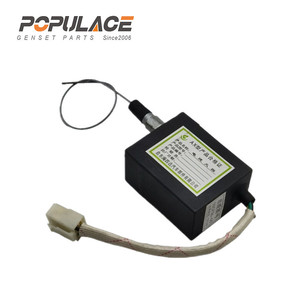 ตัวควบคุมการดับเครื่องยนต์ดีเซลแบบ Populace Ax พร้อมระบบไฟฟ้า 12V 24V วาล์วโซลินอยด์ทางทะเล อะไหล่เครื่องกำเนิดไฟฟ้า - Product Image 1