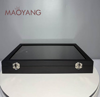 MaoYang Exquis Plastique Rectangulaire Portable Motif Uni Stockage Boucles D'oreilles Bracelets Bagues Colliers Épingles À Cheveux Autres