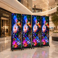 Écran d'affichage LED pliable intérieur HD P2.5 de haute qualité, meilleur prix pour une enseigne publicitaire numérique LED