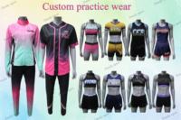 Tenue d'entraînement personnalisée pour pom-pom girls – Crop top de sport unique et design personnalisé – Ensembles d'entraînement sur mesure