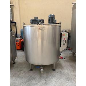 Homogénéisateur de liquides chauffé Kandemir 1500 L en acier inoxydable avec fonction de mélange et de contrôle de la température, machine industrielle - Product Image 1
