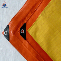 Bâche en polyéthylène robuste sur mesure, bâche en PVC, couverture imperméable pour camion/tente/extérieur avec œillets et bords renforcés