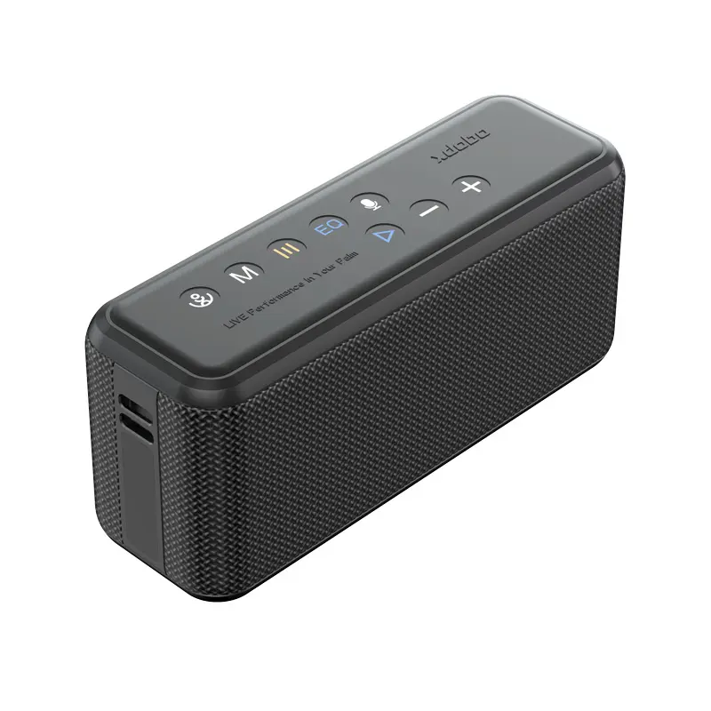 Speaker Panggung Luar Ruangan, Kotak Pesta 100 Watt Dj Bass Speaker Audio dengan USB SD Blue-Tooth