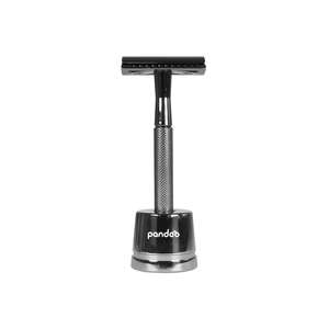 Tinta Pandoo Metall Rasierhobel. 10 Klingen Schwarz - Product Image 2