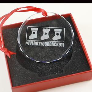 Adornos navideños de cristal transparente, adornos de Ángel grabados a mano para decoración Interior de árbol de Navidad - Product Image 5