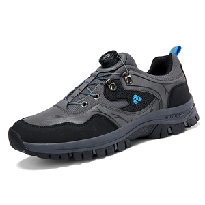 Chaussures de sport tendance en cuir de vachette DFL0 de haute qualité, couleur personnalisée vert, gris, marron, chaussures de travail sportives - Product Image 2