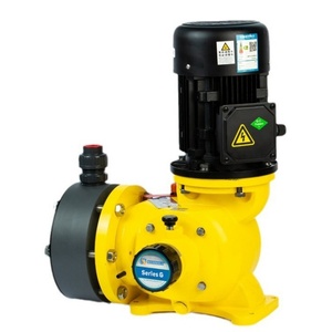 Bomba dosificadora de cabezal de bomba PVDF de <span class=keywords><strong>alta</strong></span> precisión de 82L/H, bomba dosificadora de diafragma mecánica para <span class=keywords><strong>tratamiento</strong></span> de agua a <span class=keywords><strong>alta</strong></span> presión - Product Image 2