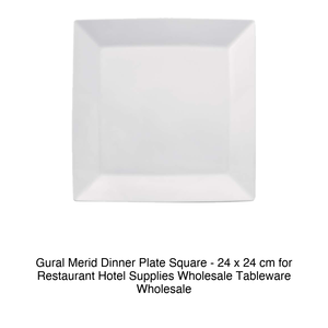 Assiette plate carrée Merid 24 × 24 cm Gural -6-Mer34Du00 - Product Image 2