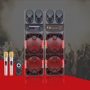 Altavoz Grande 2.0 con RGB y Carga Inalámbrica para Fiestas DJ, con Woofer Dual <span class=keywords><strong>de</strong></span> 10 Pulgadas y Soporte para Teléfono Móvil - Product Image 1