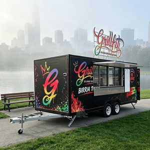Mobile Catering Food Vending Cart <b>Trailer</b> American Standard Street Kiosk Snack Truck Juice Concession Truck - Product Image 5