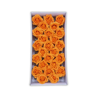 5 capas 25 unids/caja Jabón perfumado Floral pétalos de rosa cuerpo para el Día de San Valentín aniversario Día DE LA MADRE jabón de baño rojo rosas regalos - Product Image 1