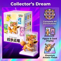 Coffret Cadeau Officiel 151 Figurines Peintes Rêve PTCG Dream Highlight Eeveelutions Version Chinoise – Lot de Cartes à Collectionner