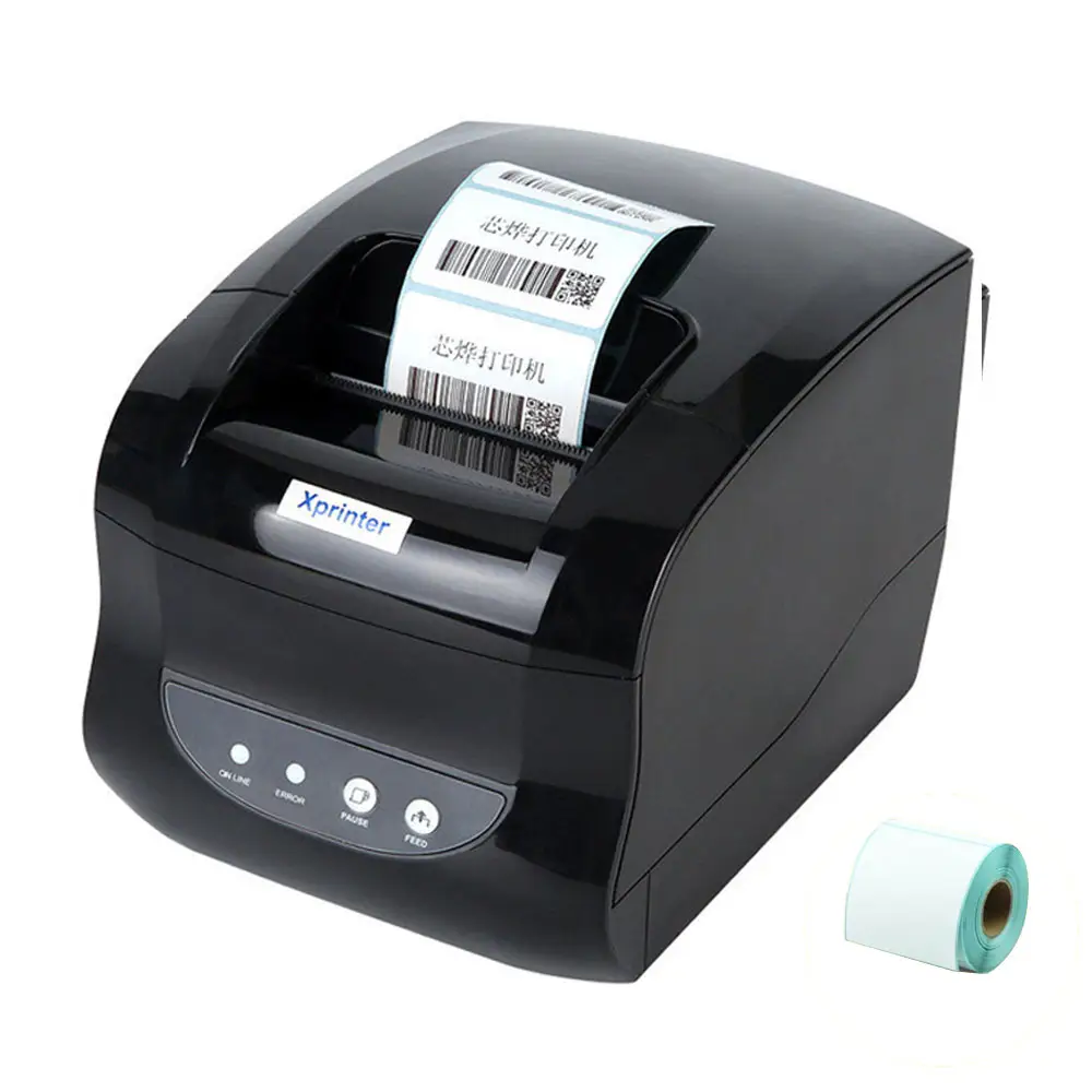 Xprinter 365 All-in-one 3 inç barkod etiket etiket yazıcı etiketleri bilet baskı