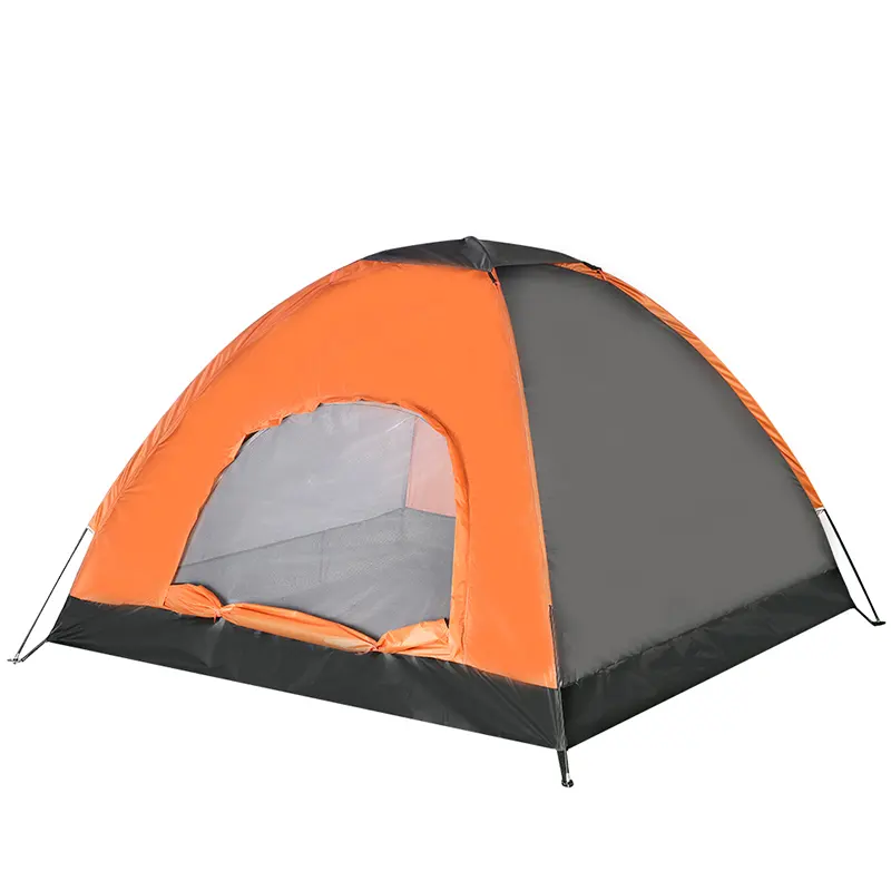 Piccola tenda da campeggio istantanea manuale a 3 stagioni a buon mercato impermeabile personalizzata piccola tenda da campeggio all'aperto