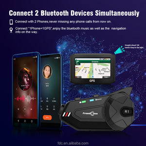Caméra d'enregistrement vidéo Wifi FreedConn R1 Plus 1080P, interphone pour <span class=keywords><strong>moto</strong></span>, caméra de casque, interphone Bluetooth - Product Image 6