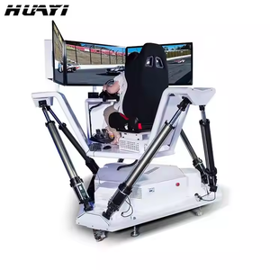 İç Mekan <span class=keywords><strong>3</strong></span> Ekranlı 6 DOF Hareket Platformlu Sanal Gerçeklik Simülatörü Yarış Arabası Oyun Makinesi Metal Eğlence Eğitici Alışveriş - Product Image 4