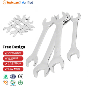 Customized Logo Quality Mirror Polishing Alloy Combination Repair Dual Purpose Double Open End <strong>Spanner</strong> - Product Image 1