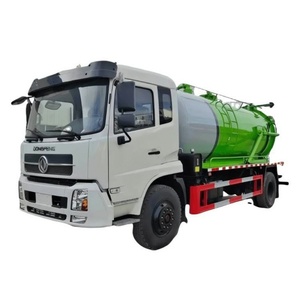 รถดูดสิ่งปฏิกูลแบบสุญญากาศ Dongfeng 4x2 ขนาด 10-15 ลูกบาศก์เมตร สำหรับทำความสะอาดท่อระบายน้ำและดูดสิ่งปฏิกูล - Product Image 2