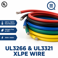 Kabel Isolasi XLPE UL3266 UL3321 Bebas Halogen Tahan Panas 125C 150C 300V 600V Kabel Sambungan Internal untuk Server & Pusat Data